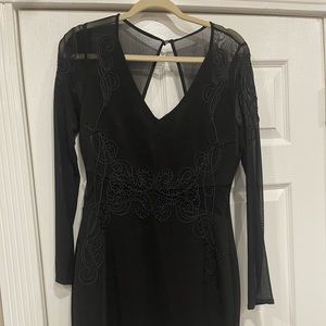 Guess black mini dress